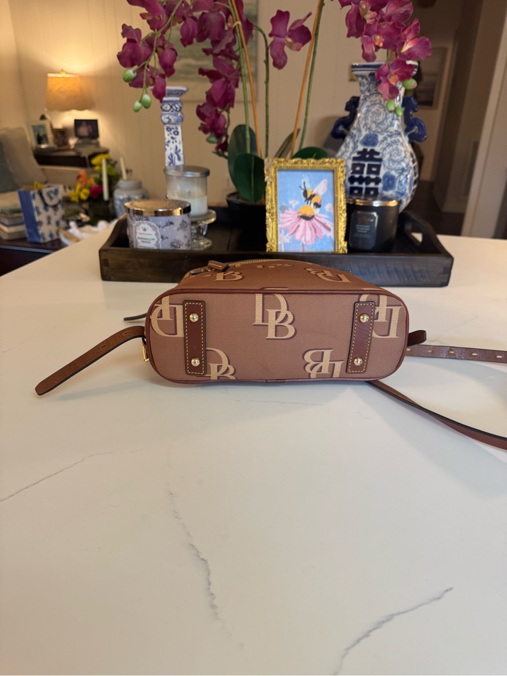 🤎 DOONEY & BOURKE SIGNATURE LEATHER BACKPACK! - Picture 6 of 13